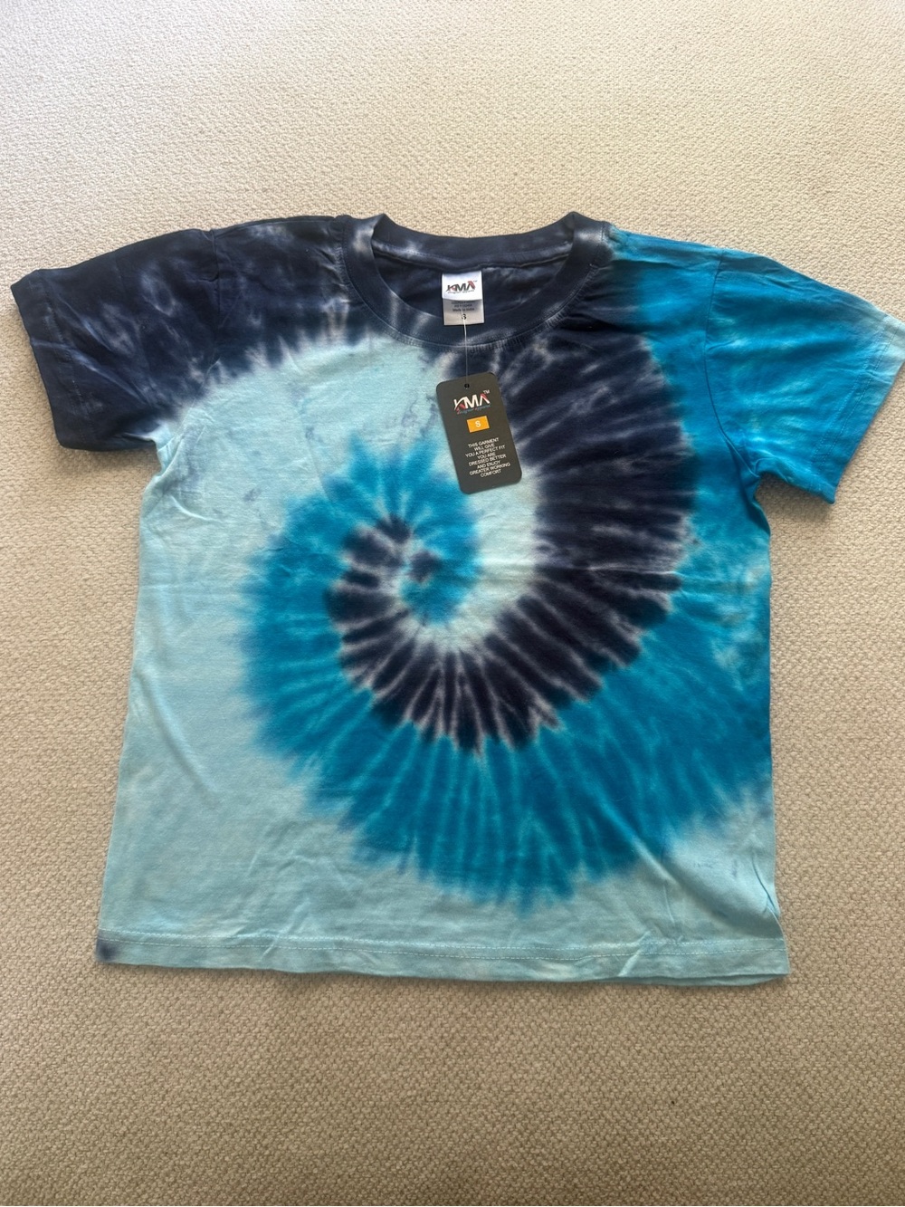 KMA Kids Blue Tie-Dye Tee